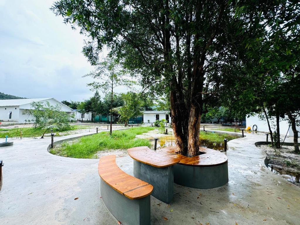 Zahrada ubytování Onederz Koh Rong