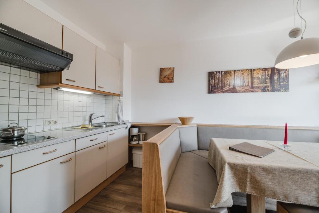 Kuchyň nebo kuchyňský kout v ubytování Residence Erika - Apartments, Breakfast & Sauna