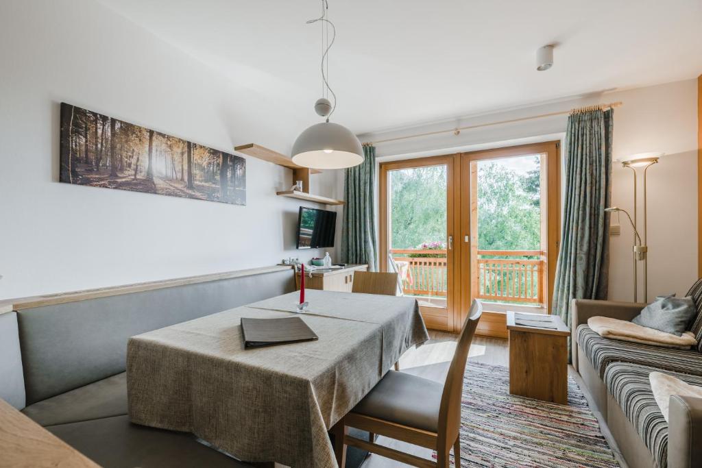 Posezení v ubytování Residence Erika - Apartments, Breakfast & Sauna