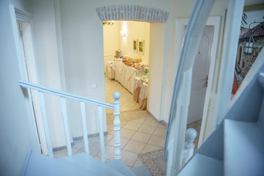 Krevet ili kreveti u jedinici u objektu Archontiko Eleni Hotel