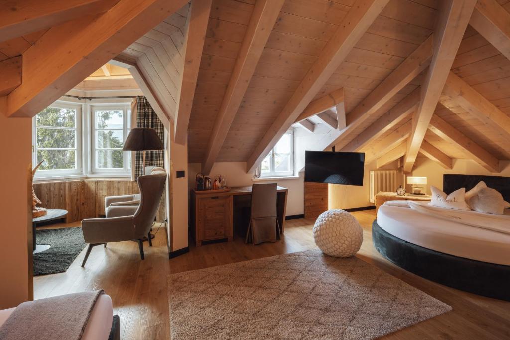 Postel nebo postele na pokoji v ubytování Bio Boutique Hotel Laurino