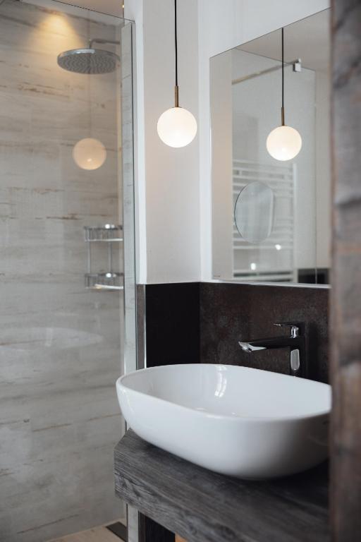 Koupelna v ubytování Bio Boutique Hotel Laurino