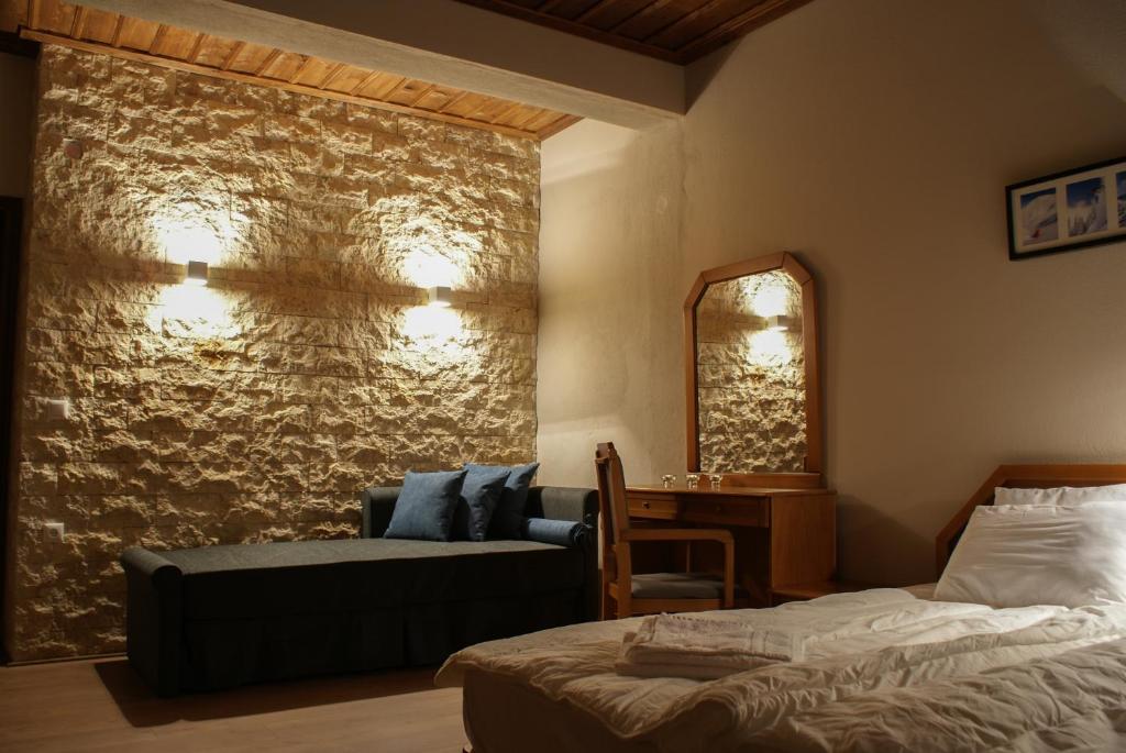 Naoussa Mountain Resort - Salle Familiale Avec Vue Sur La Montagne