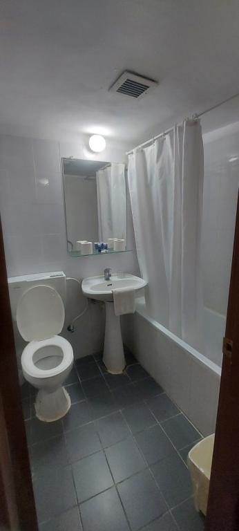 Koupelna v ubytování Zion Hotel