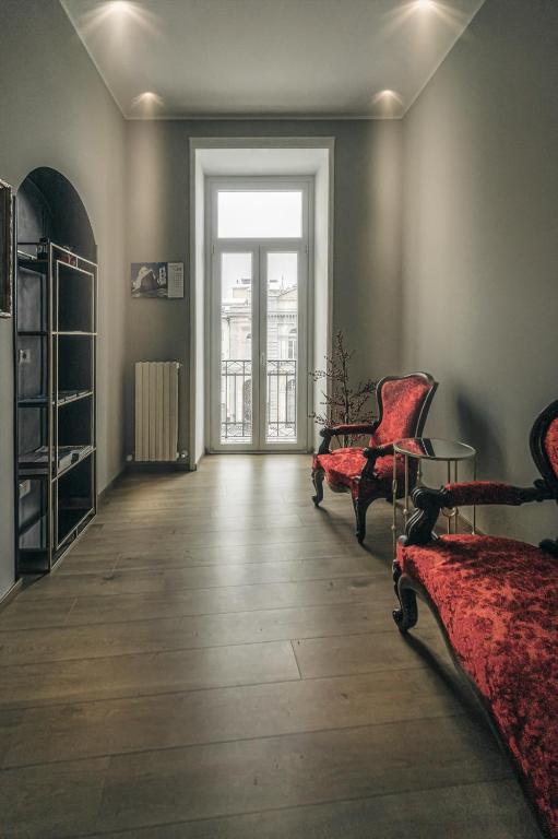 Posezení v ubytování Palazzo Brienza