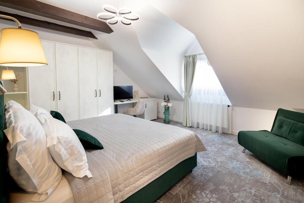 Postel nebo postele na pokoji v ubytování Casa Renium
