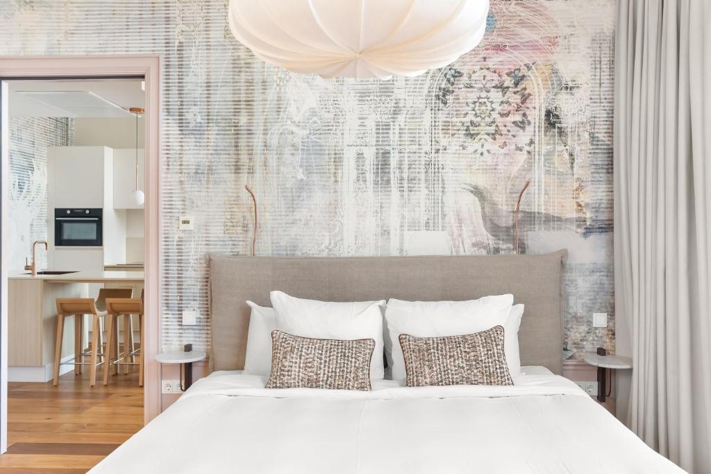 Postel nebo postele na pokoji v ubytování Eclectic Hotel Copper