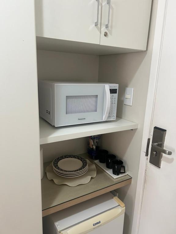 Kuchyň nebo kuchyňský kout v ubytování Gran Lençóis Flat Residence Apartamento Atins 109