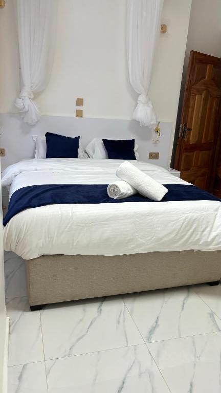 Postel nebo postele na pokoji v ubytování Classic residence juja