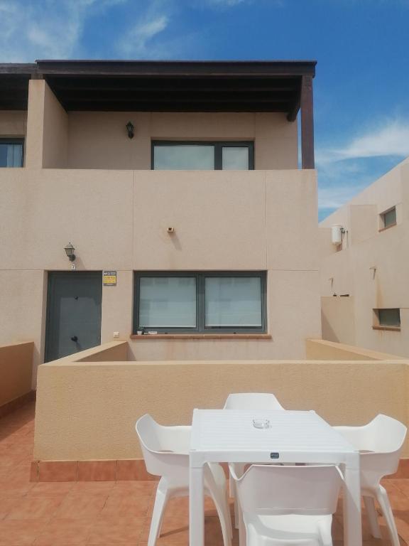Balkón nebo terasa v ubytování Casa en Cotillo Lagos with Wifi & Netflix
