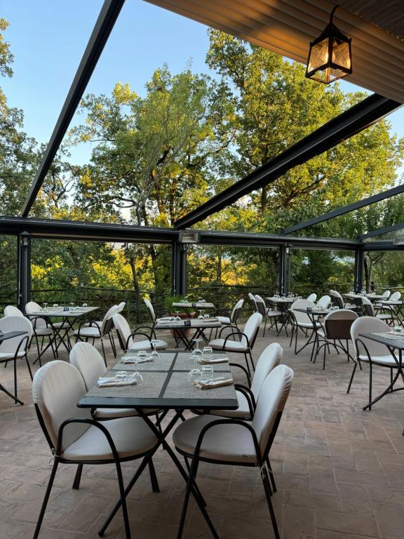 Balkón alebo terasa v ubytovaní Agriturismo Casale nel Parco dei Monti Sibillini