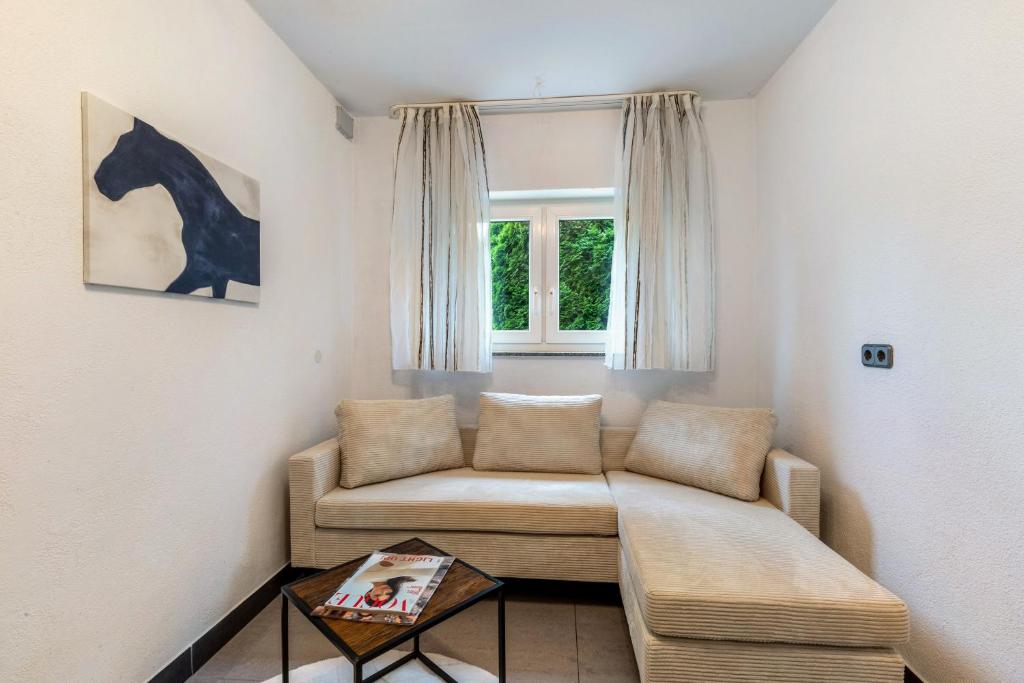 Posezení v ubytování Ferienwohnung Jasmin