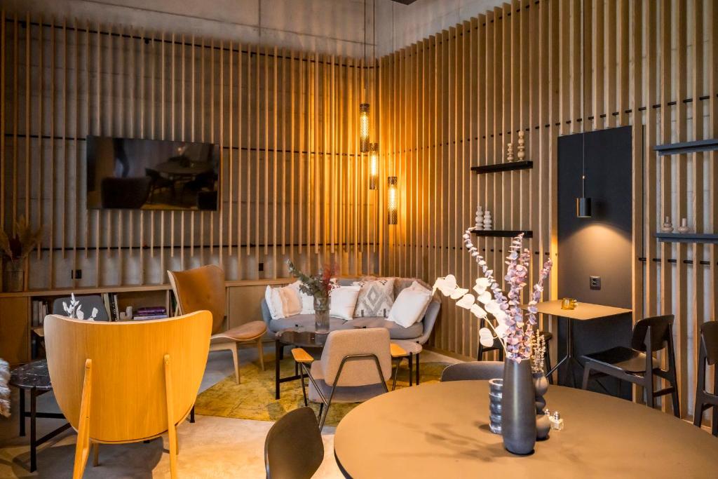 Posezení v ubytování Zleep Hotel Zürich-Kloten