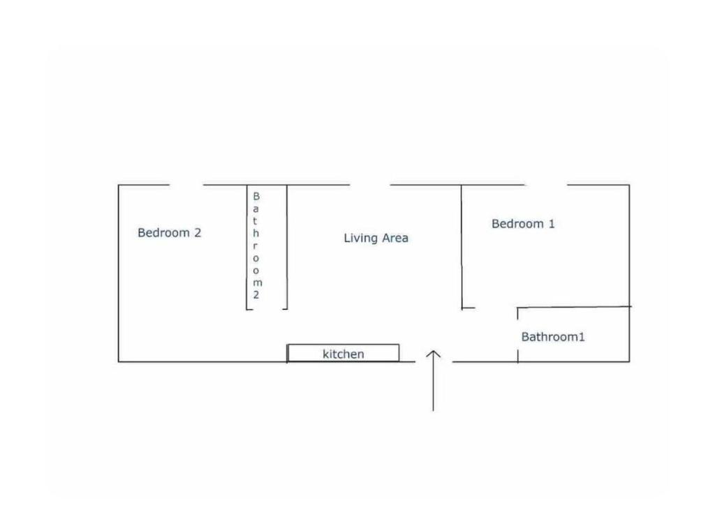 The floor plan of Accademia Apartment