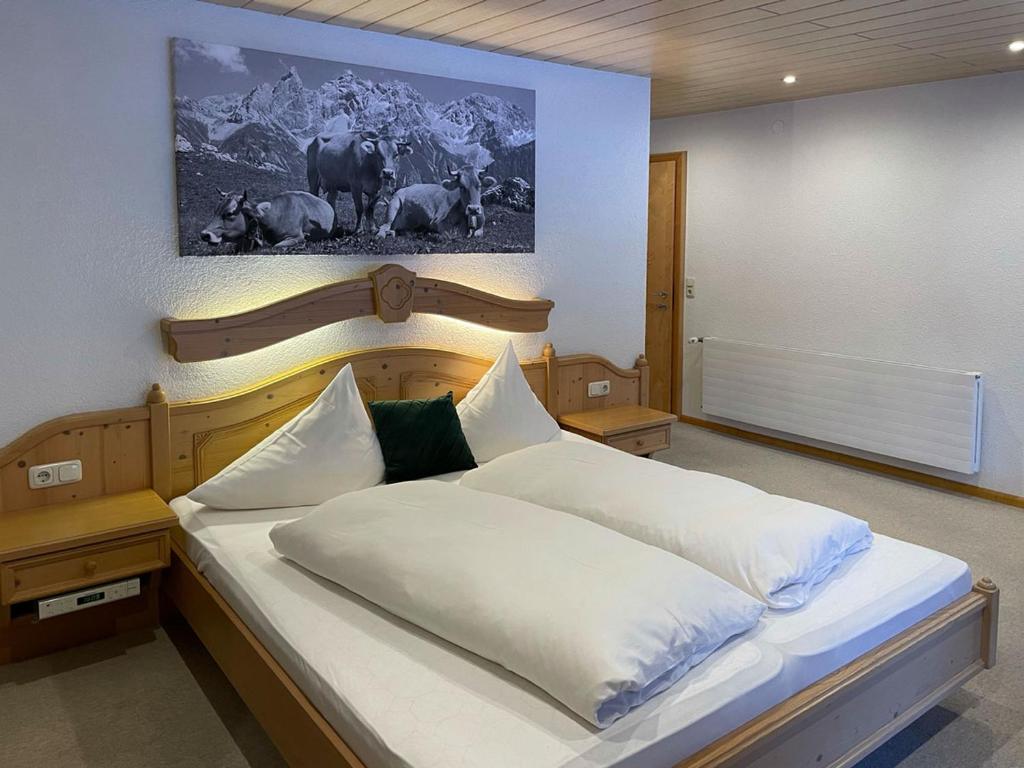 Posteľ alebo postele v izbe v ubytovaní Chalet H Montafon