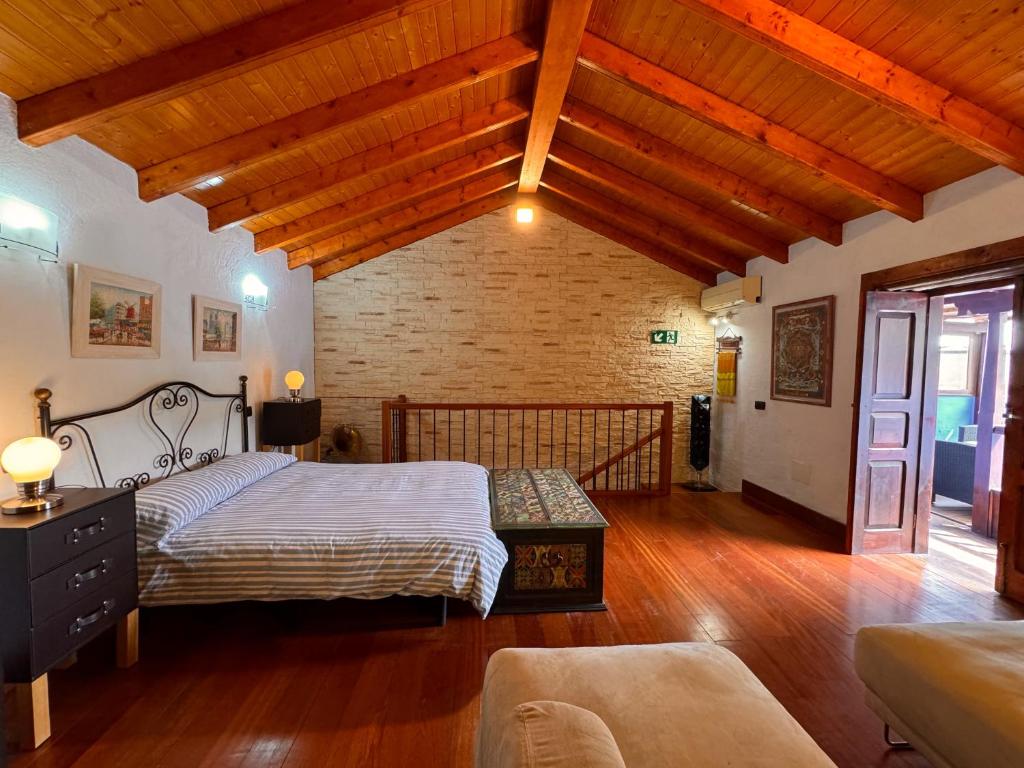 Ένα ή περισσότερα κρεβάτια σε δωμάτιο στο Alojamiento La HiguerAzul Gran Canaria