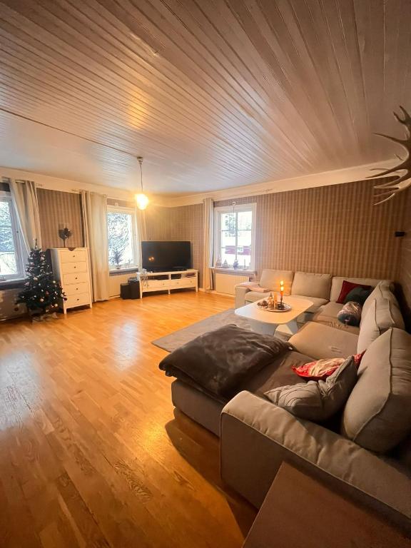 Posezení v ubytování Room Sebi