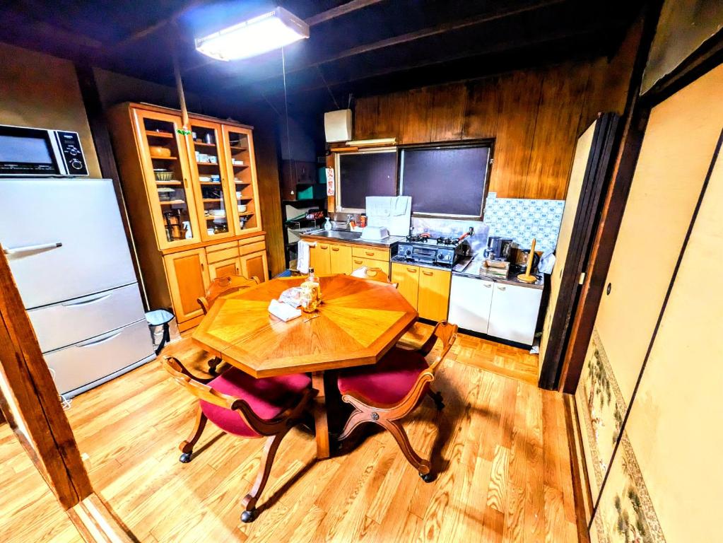 Kuchyň nebo kuchyňský kout v ubytování ゲストハウス 汀 Guesthouse NAGISA
