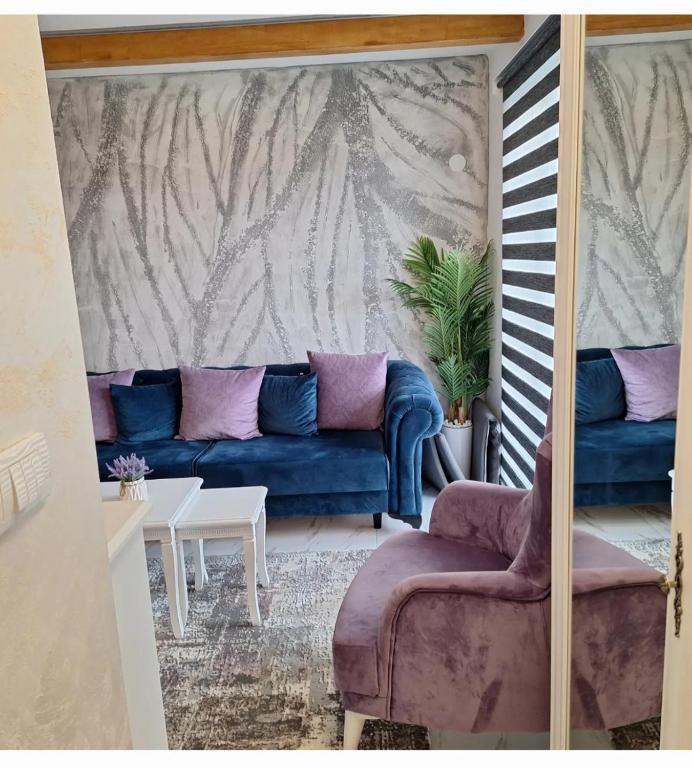 Posezení v ubytování Elegant Lux