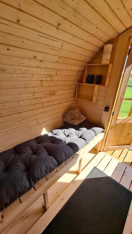 Postel nebo postele na pokoji v ubytování Ferienwohnung Lampe