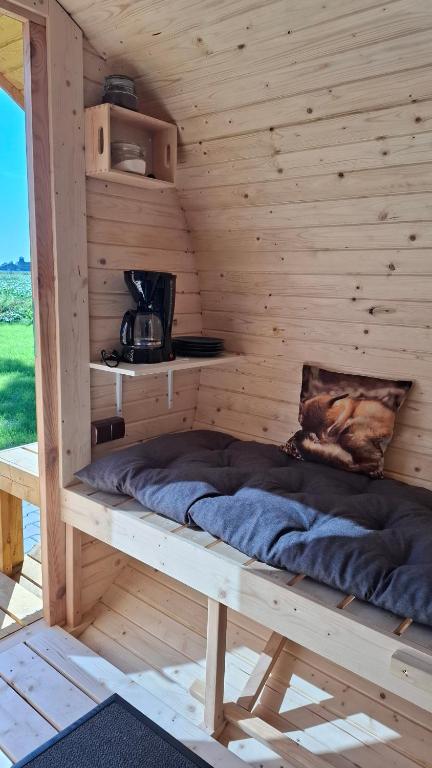 Postel nebo postele na pokoji v ubytování Ferienwohnung Lampe