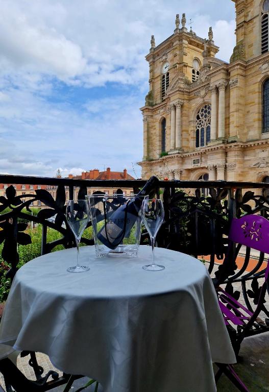 Balkón nebo terasa v ubytování Dormez chez l'écureuil