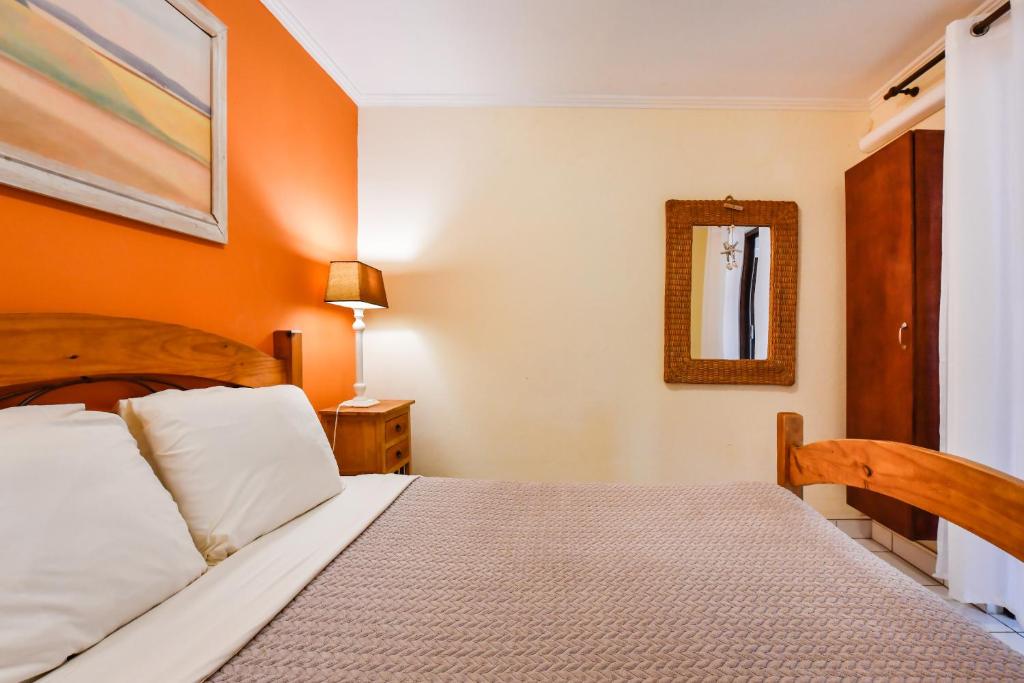 Postel nebo postele na pokoji v ubytování Brisas Studio Apartments