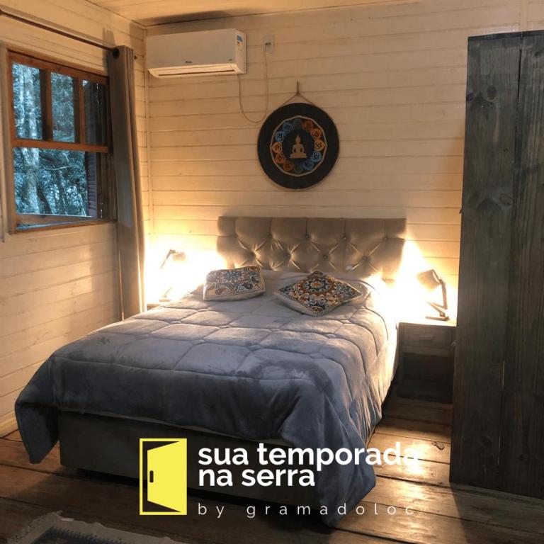Ένα ή περισσότερα κρεβάτια σε δωμάτιο στο Il Bosco Incantato Due