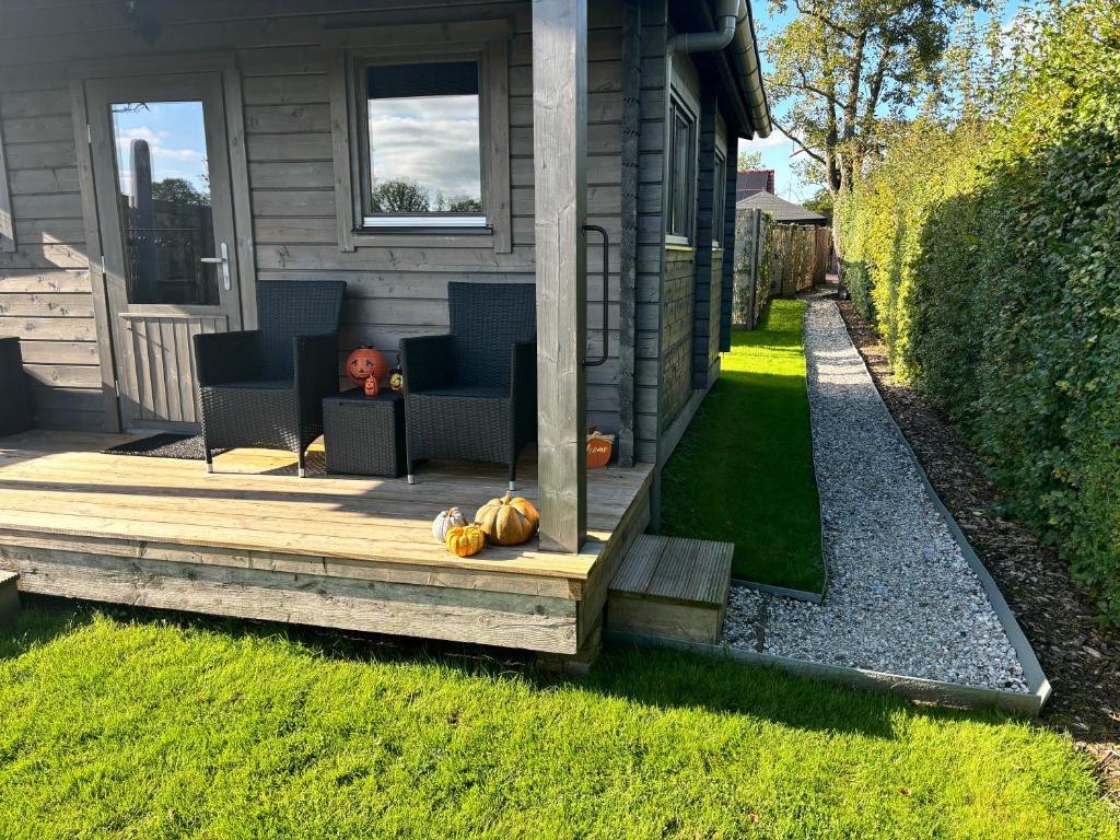Zahrada ubytování Chalet in het groen met airco