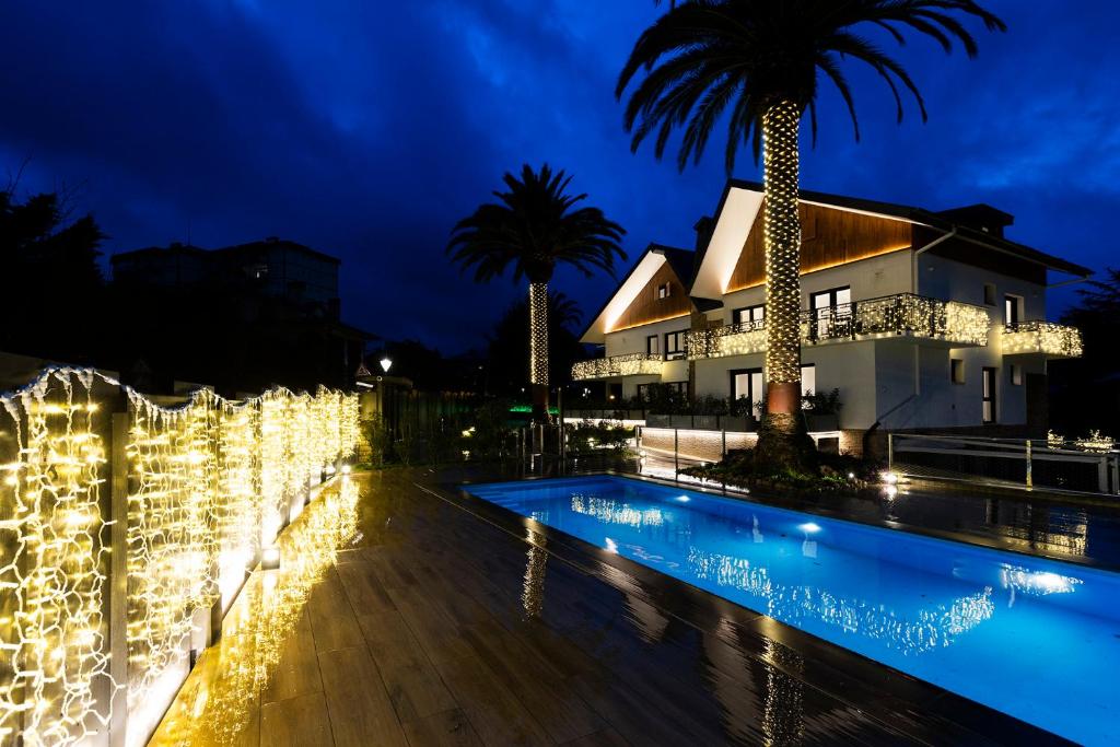 The swimming pool at or close to Arroka