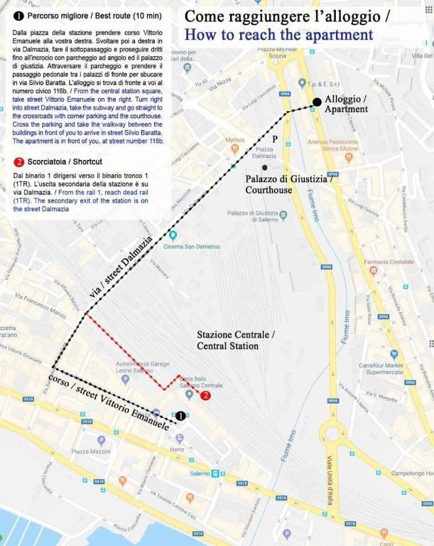 mapa systemu metra w Chicago w obiekcie Il Sogno di Selly w mieście Salerno