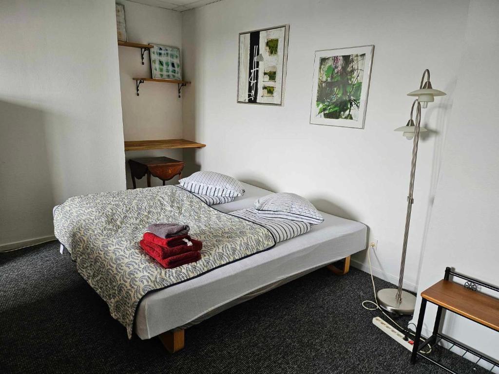 Postel nebo postele na pokoji v ubytování Udby apartment