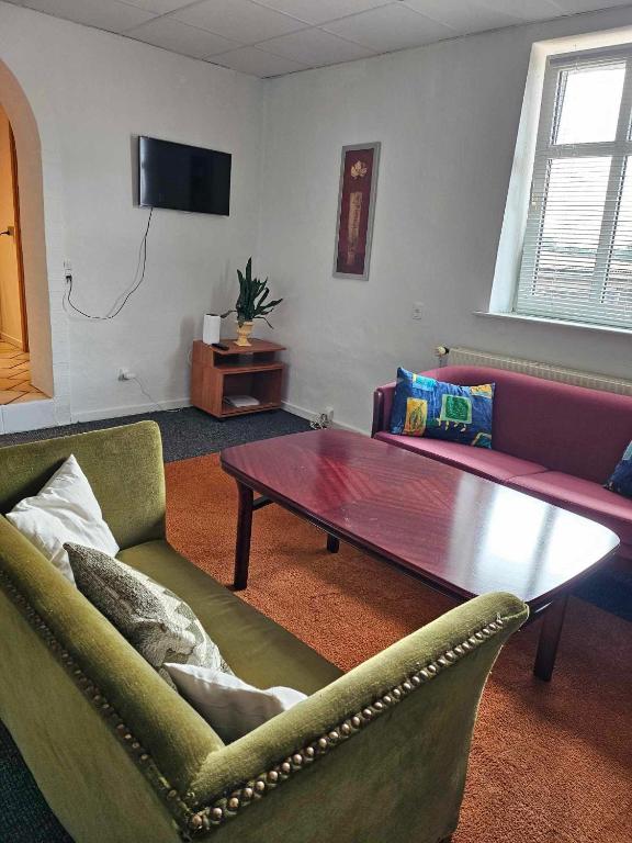TV a/nebo společenská místnost v ubytování Udby apartment