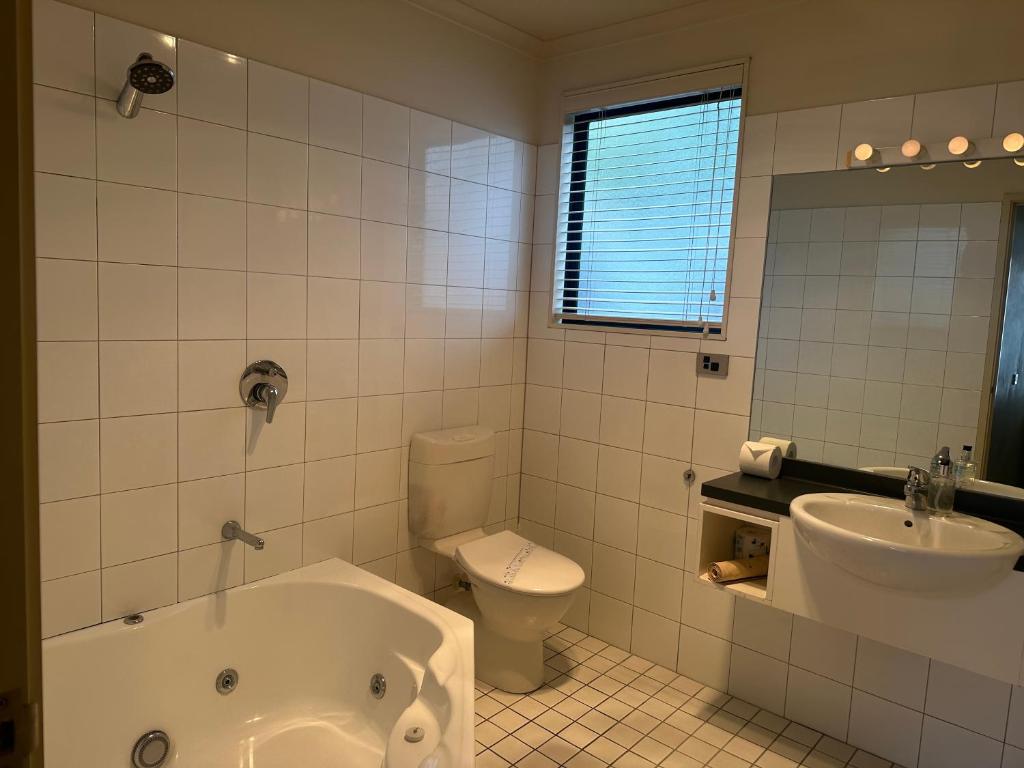 Koupelna v ubytování Ballina Motel