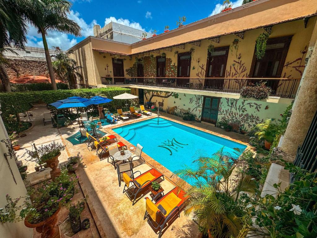 Bazén v ubytování Mansión Mérida Boutique Hotel - Restaurant nebo v jeho okolí