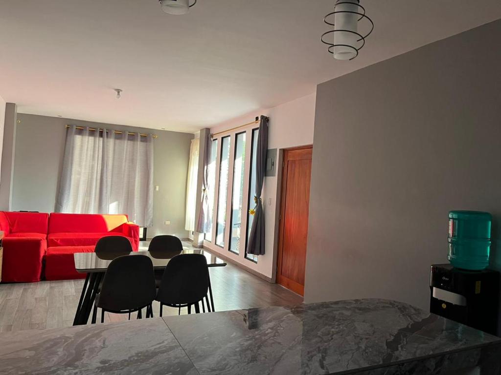 Posezení v ubytování Casa Alexita