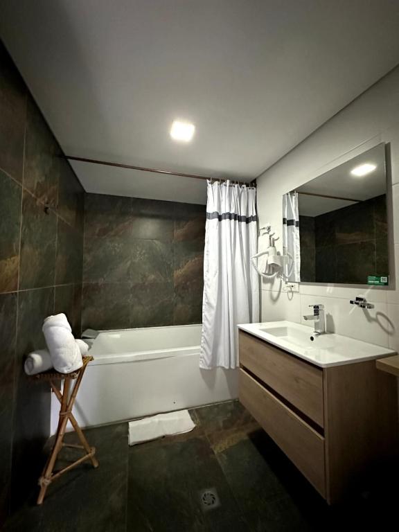 Koupelna v ubytování Hotel Zona Verde