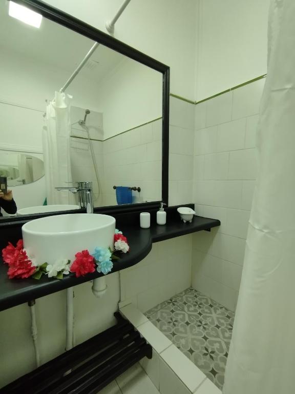 Koupelna v ubytování Casa Gorrión escarlata