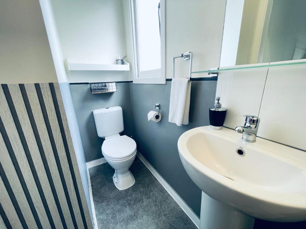Koupelna v ubytování Bavaria Boutique Hotel