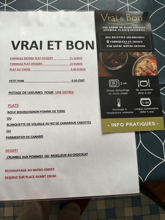 Certifikát, hodnocení, plakát nebo jiný dokument vystavený v ubytování Hotel Fouillade