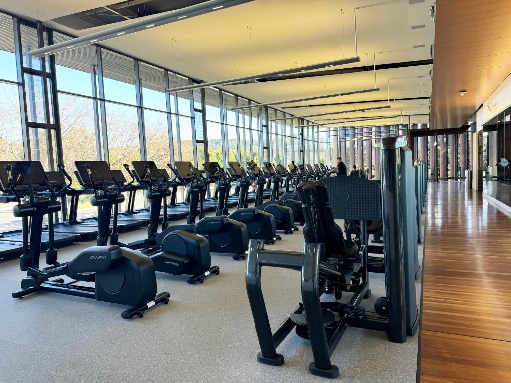 Fitness centrum a/nebo fitness zařízení v ubytování Encore by Mingara