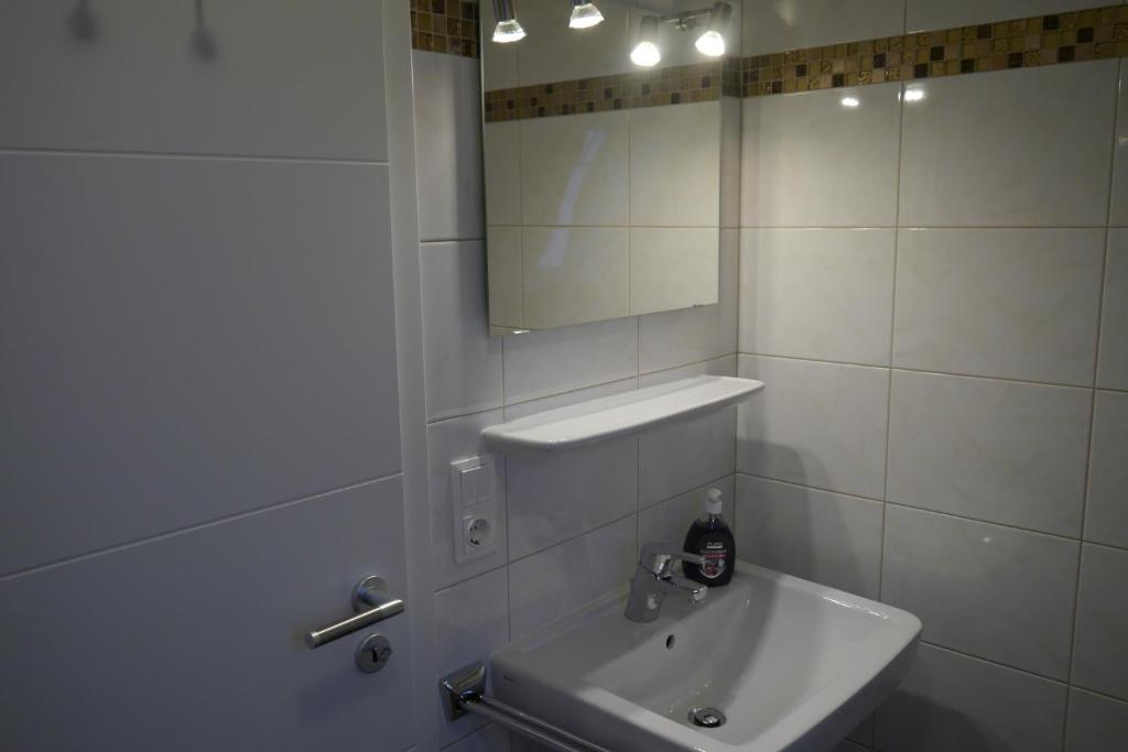 Koupelna v ubytování Hotel Haus Wittwer