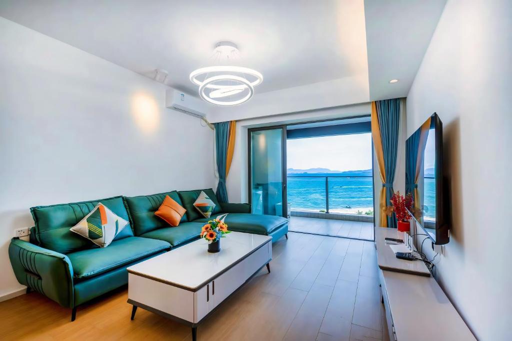 Xiaojing Bay Haige Hotel - Sala Familiar Con Vista Al Mar