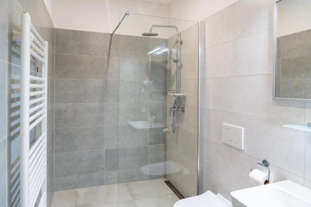 Koupelna v ubytování Apartmány LAGUNA