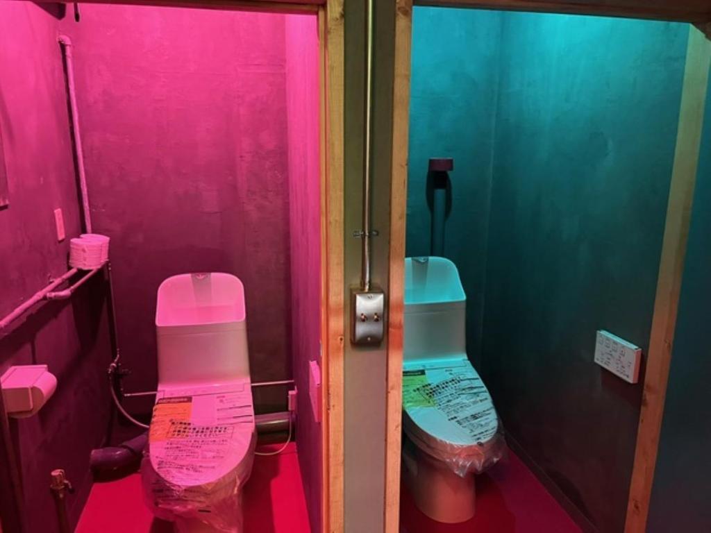 Koupelna v ubytování YOUTEI2 HOSTELs