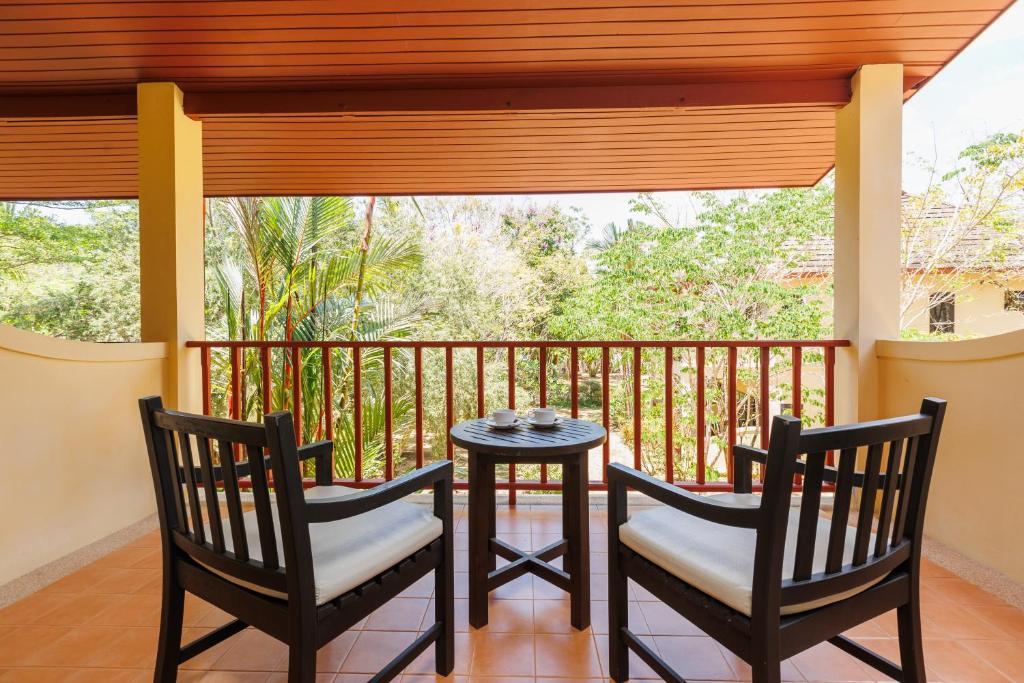 Balkón nebo terasa v ubytování Nang Thong Beach Resort