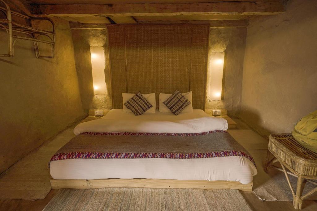 Postel nebo postele na pokoji v ubytování GlampEco Manali
