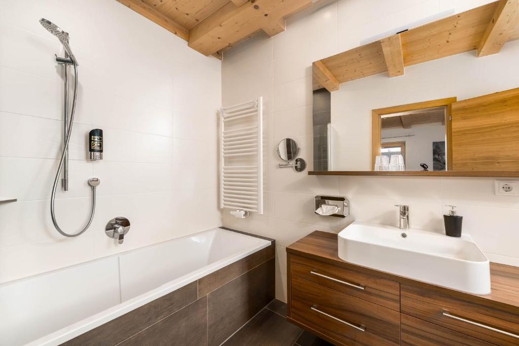 Koupelna v ubytování Hotel Pfeiferhof