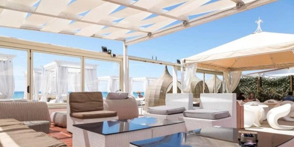 Posezení v ubytování Casa Prati