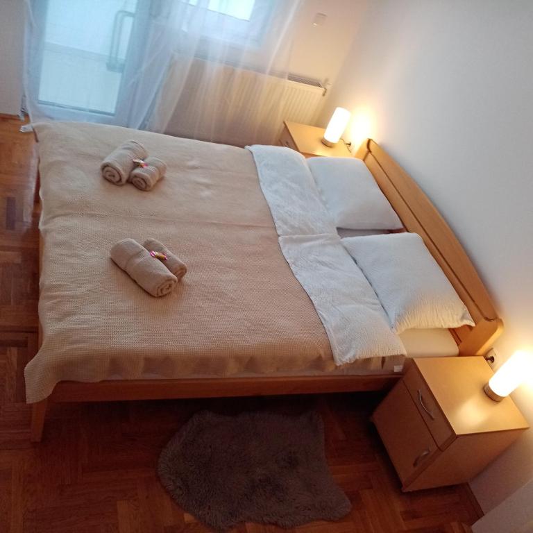 Voodi või voodid majutusasutuse Apartman Ana toas